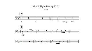 Virtual Sight Reading Level 3.5 (Tuba)