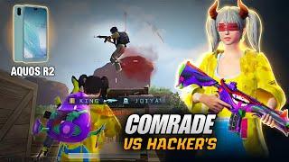 COMRADE VS HACKERS|Sharp Aquos R2 | R2 pubg test 2024