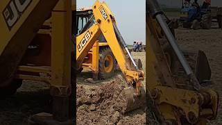 JCB 3dx Loading Mud trolley 4wd Stuck #purnalife #viralvideo #jcb #tractor #tranding #shorts 