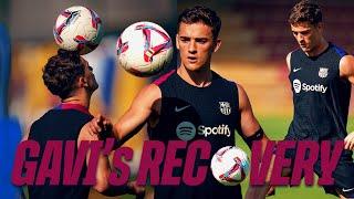 GAVI REUNITED WITH THE BALL AGAIN ️ | FC Barcelona