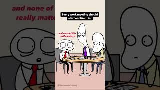 Every Work Meeting Needs to Start Like This | Corporate Humor | Introverted Attorney Short