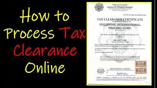 TAX CLEARANCE ONLINE APPLICATION TUTORIAL 2023