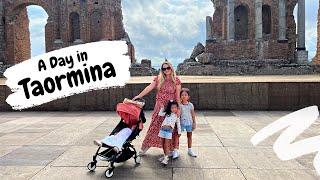 A Day in Taormina | Sicily Traveling With Kids | Italy Family Travel Vlog 2023