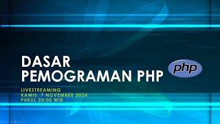 Dasar Pemograman PHP #01