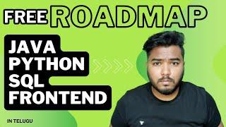 Free Java, Python, SQL, Frontend (HTML, CSS, Java Script) Roadmap with Notes !! In Telugu