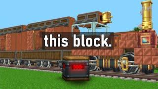 Create Mod Trains most Overpowered Block!