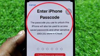 iPhone Fix Enter iPhone Passcode | iPhone Me Enter iPhone Passcode Kaise Dale