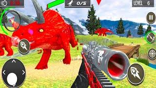 Wild Dino Hunting - Zoo Hunter Dinosaur Games - Android Gameplay