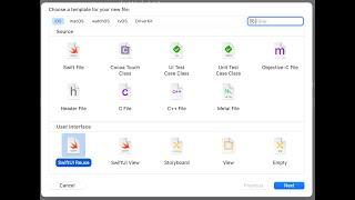 Create your custom SwiftUI file template in Xcode