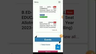 mdu b.ed seat 2nd allotment list 2023-24 || mdu seat list || mdu b.ed admission list || mdu b.ed