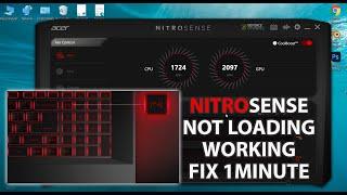 Nitrosense key not working in acer! FIX under a minute