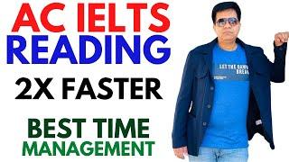 Academic IELTS Reading 2X FASTER - Best TIME MANAGEMENT By Asad Yaqub