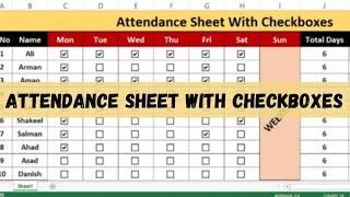 "Create an Attendance Sheet with Checkboxes in Excel: A Comprehensive Tutorial"