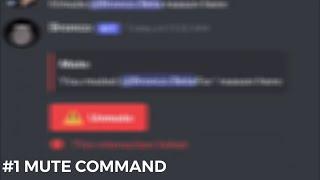 How to make mute command | Discord.js v13 #1