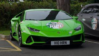 Cars Leaving Canon run Start line Ireland