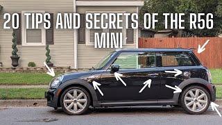 20 TIPS AND SECRETS OF THE R56 MINI COOPER. I WAS ONLY AWARE OF 11 OF THEM!
