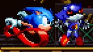 Metal Sonic Boss HUE HUE HUE EDITION!  Metal Bootleg Over Metal Sonic  Sonic Mania Plus Mods