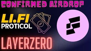 LI.FI protocol + LayerZero confirmed Airdrop 🪂 All information #sgrcrypto #crypto #nft #earnmoney