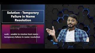  How to Fix 'Temporary failure in name resolution' on Linux | Domain Name Resolution Issue