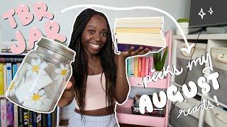 tbr prompt jar picks my august reads! 🫙