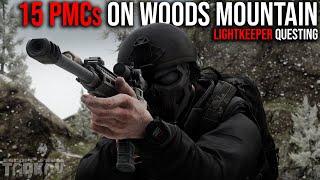 ELIMINATING 15 PMC's For Lightkeeper in Escape From Tarkov!