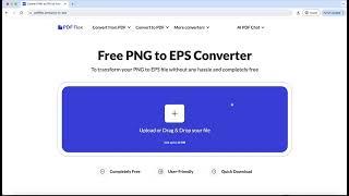 How to convert PNG to EPS for Free using PDF Flex