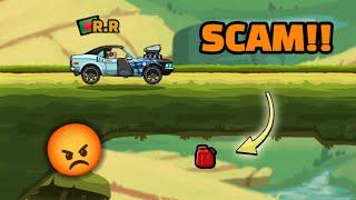 FUEL POSITION SCAM  IN COMMUNITY SHOWCASE | Hill Climb Racing 2