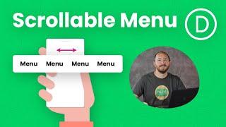 How To Make A Horizontal Scrollable Divi Menu Module