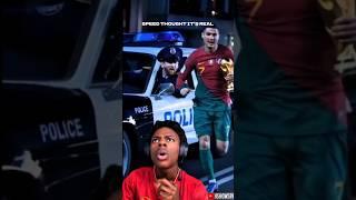 Speed Reacts to Ronaldo 'Stealing' Messi’s World Cup!  #shortsfeed