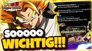 SUPER WICHTIG!!! FREE STONES KOMMEN!!! GLOBAL' S 9TH ANNIVERSARY SOCIAL MEDIA! DOKKAN BATTLE DEUTSCH