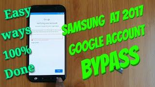 samsung a7 2017 google account bypass