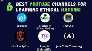 6 Best YouTube Channels for learn Ethical Hacking  |  | 2020 !