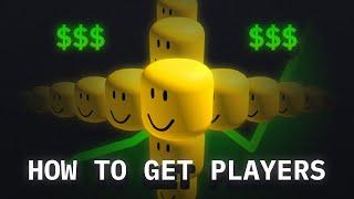 how to get MORE PLAYERS in your ROBLOX GAMES in 3 minutes