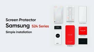 How to Easily Install a Dust Free Samsung S24 Series Screen Protector with FLOLAB ONETIME Series