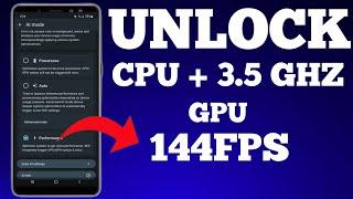 Unlock 120fps CPU + GPU Performance No-Root 100% Working | Max FPS Fix Lag - No Root