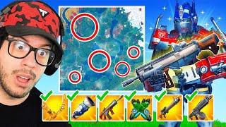 I Found ALL 7 *MYTHICS* in ONE GAME! (Fortnite)