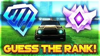 MEIN ERSTES MAL GUESS THE RANK IN ROCKET LEAGUE!  | Rocket League Guess The Rank deutsch