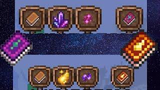 HOW TO CRAFT THE GOLDEN SHOWER AND CRYSTAL STORM SPELLS | TERRARIA TUTORIAL