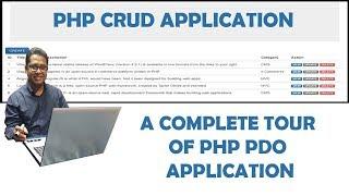 How to make a CRUD application using PHP PDO - Introduction Part-1