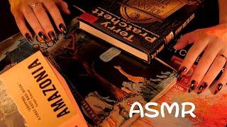 ASMR Gentle SCRATCHY TAPPING on BOOKS  NO TALKING / 1 HOUR