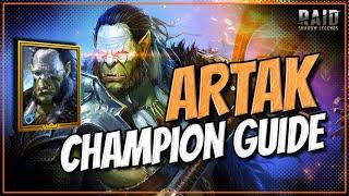 Raid: Shadow Legends | Artak Champion Guide | Hydra Dungeons Top Legi