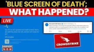 Windows Blue Screen Issue || CrowdStrike update issue || Microsoft Outrage #crowdstrike #microsoft