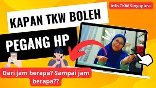 TKW SINGAPURA KALAU PEGANG HP ITU ADA BATAS NYA ⁉️#tkw #indonesia #singapore @Nanikunaeniofficial