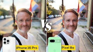 iPhone 16 Pro versus Pixel 8a camera comparison