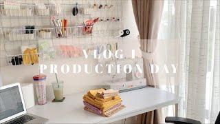 STUDIO VLOG #1 PRODUCTION DAY // SMALL BUSINESS // ENG  - BAHASA INDONESIA