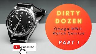 Omega Dirty Dozen - WWII Military Watch Service - Part 1 - Disassembly