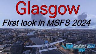 FIRST LOOK in MSFS 2024: Glasgow in the Cirrus SR22