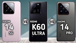 Xiaomi 14 Vs Redmi K60 Ultra Vs Xiaomi 14 Pro   #Trakontech.