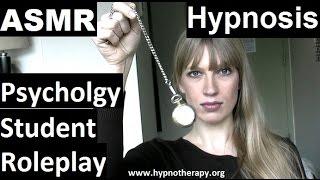 Roleplay hypnosis; College Student hypnotize you for psychology experiment. Female Hypnotist Karina