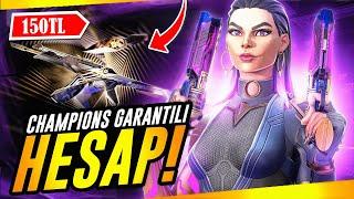 150 TL'ye CHAMPİONS GARANTİLİ RANDOM HESAP ALDIM ! VALORANT